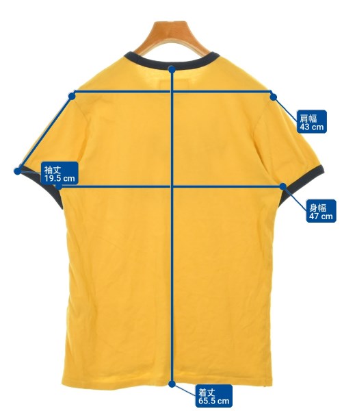 ERL（イーアールエル）Tシャツ・カットソー 黄 サイズ:M メンズ/2200701790028