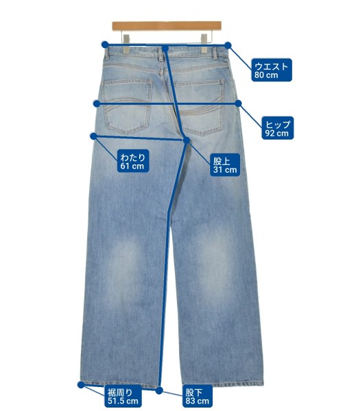 ERL（イーアールエル）デニムパンツ 青 サイズ:M メンズ/2200640660437