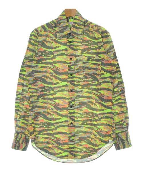 ERL(イーアールエル)カジュアルシャツ 緑 サイズ:M/2200659374127