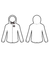 ERL（イーアールエル）パーカー グレー サイズ:M メンズ/2200647634196