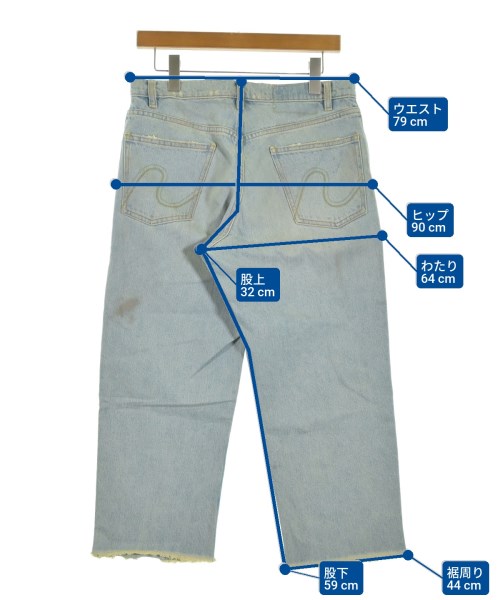 ERL（イーアールエル）デニムパンツ 青 サイズ:M メンズ/2200650480421