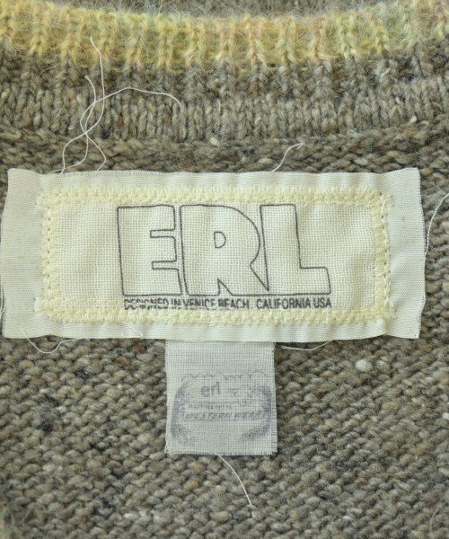 ERL（イーアールエル）ベスト 茶 サイズ:L メンズ/2200709016038