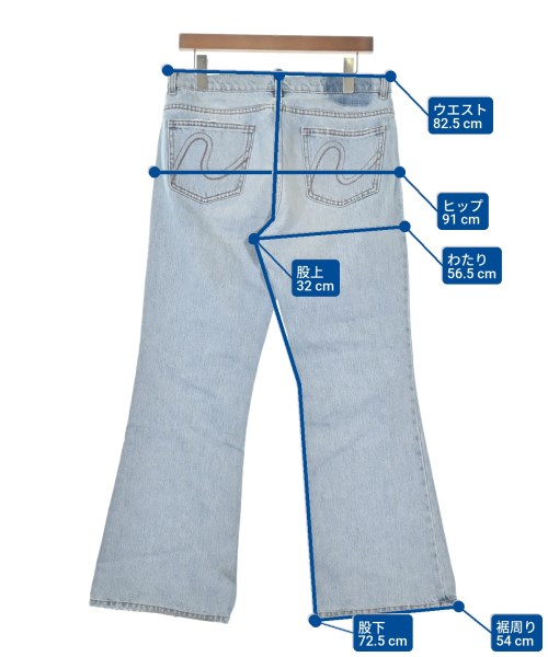 ERL（イーアールエル）デニムパンツ 青 サイズ:M メンズ/2200665219337