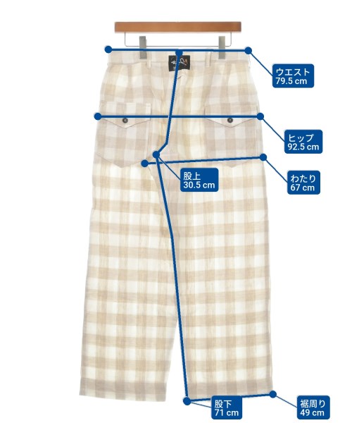 Willow Pants（ウィローパンツ ）その他 ベージュ サイズ:0(XS位) メンズ/2200628560018