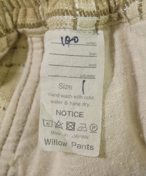 Willow Pants（ウィローパンツ ）その他 ベージュ サイズ:1(S位) メンズ/2200711435100