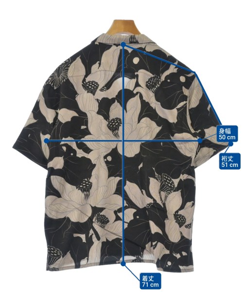 BUDSPOOL（バッズプール）カジュアルシャツ 黒 サイズ:M メンズ/2200627697074