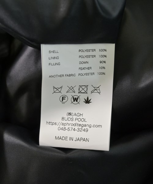 BUDSPOOL（バッズプール）ダウンジャケット/ダウンベスト 黒 サイズ:XL メンズ/2200633057053