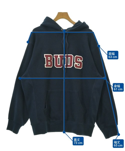BUDSPOOL（バッズプール）パーカー 紺 サイズ:XL メンズ/2200618427062