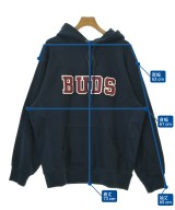 BUDSPOOL（バッズプール）パーカー 紺 サイズ:XL メンズ/2200618427062