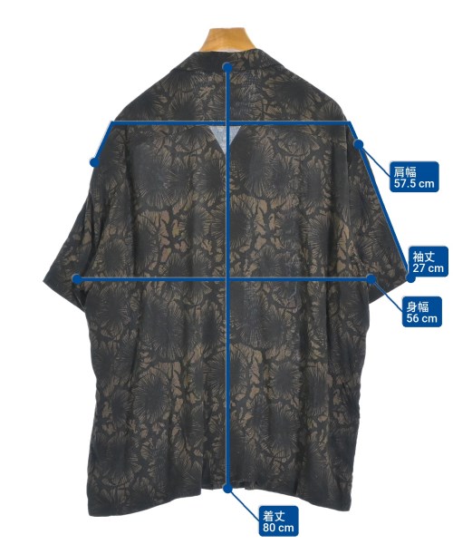 BUDSPOOL（バッズプール）カジュアルシャツ 茶 サイズ:XXL メンズ/2200680493033