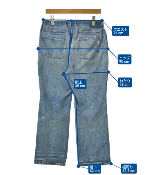 TOLQ（トルク）スウェットパンツ 青 サイズ:38(S位) メンズ/2200654150030