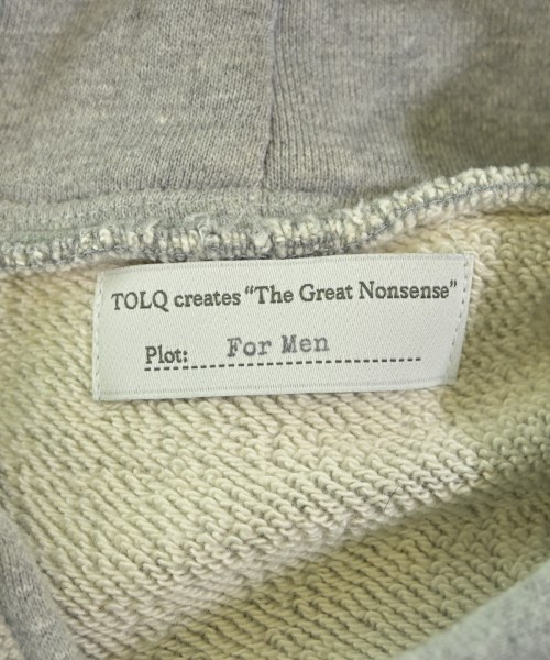 TOLQ（トルク）パーカー グレー サイズ:40(M位) メンズ/2200653120034