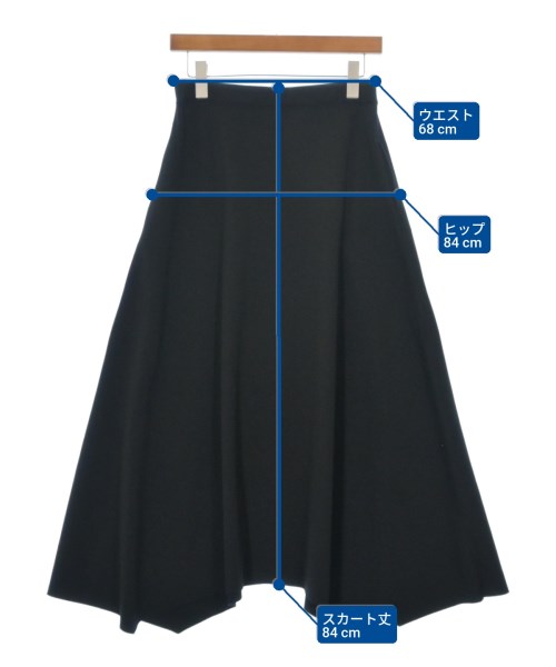 HeRIN.CYE（ヘリンドットサイ）ロング・マキシ丈スカート 黒 サイズ:F レディース/2200648381075