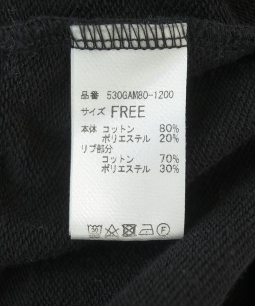 HeRIN.CYE（ヘリンドットサイ）スウェット 黒 サイズ:F レディース/2200701925154