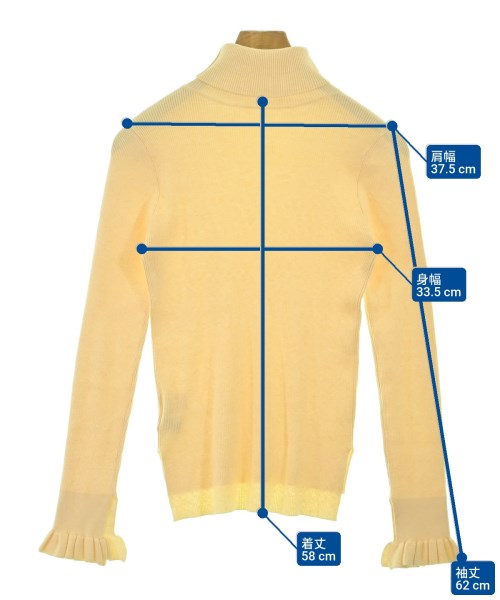 HeRIN.CYE（ヘリンドットサイ）ニット・セーター オレンジ サイズ:F レディース/2200666104038