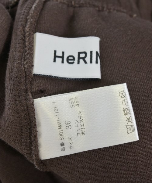 HeRIN.CYE（ヘリンドットサイ）スウェットパンツ 茶 サイズ:36(S位) レディース/2200720321081