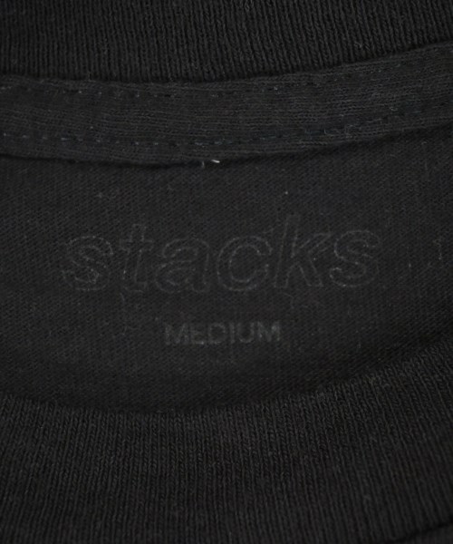 stacks（スタックス）Tシャツ・カットソー 黒 サイズ:M メンズ/2200711285040