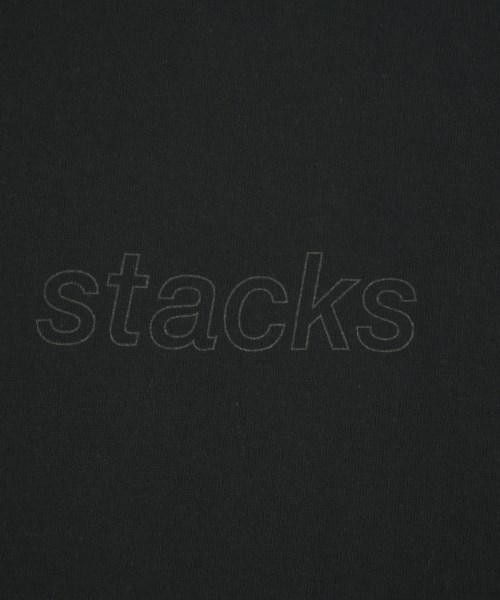 stacks（スタックス）Tシャツ・カットソー 黒 サイズ:L メンズ/2200712411028