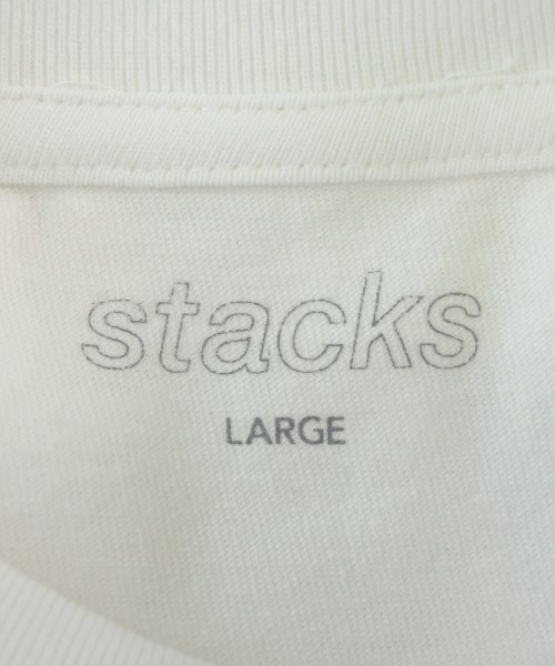stacks（スタックス）Tシャツ・カットソー 白 サイズ:L メンズ/2200712411035