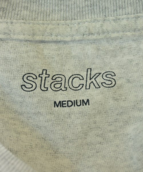 stacks（スタックス）Tシャツ・カットソー グレー サイズ:M メンズ/2200725296025