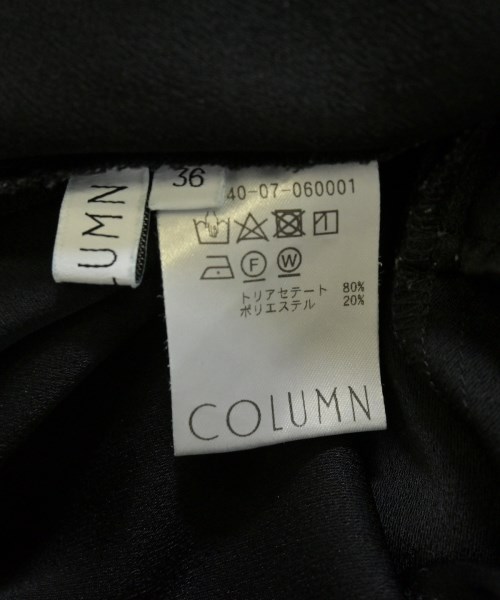 COLUMN（コラム）その他 黒 サイズ:36(S位) レディース/2200631314141