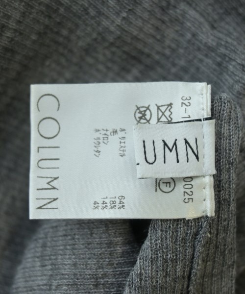 COLUMN（コラム）ベスト/ノースリーブ グレー サイズ:F レディース/2200613134040