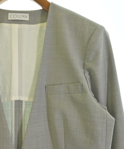 COLUMN（コラム）カジュアルジャケット グレー サイズ:38(M位) レディース/2200628683212