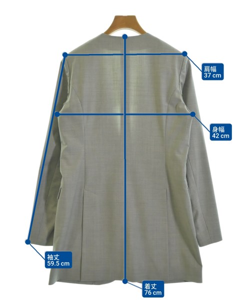 COLUMN（コラム）カジュアルジャケット グレー サイズ:38(M位) レディース/2200628683212