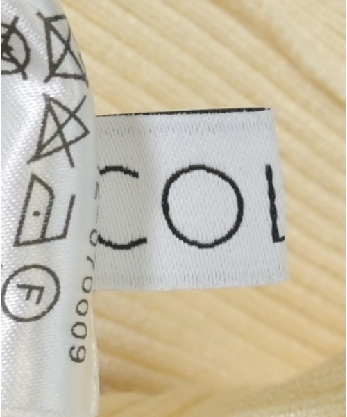 COLUMN（コラム）ニット・セーター 黄 サイズ:F レディース/2200619436100