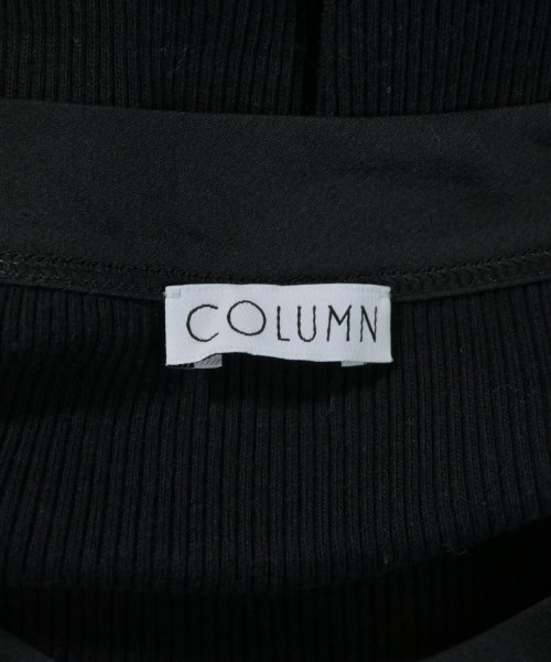 COLUMN（コラム）Tシャツ・カットソー 黒 サイズ:F レディース/2200664889081