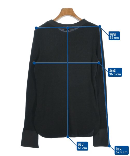 COLUMN（コラム）Tシャツ・カットソー 黒 サイズ:F レディース/2200664889081