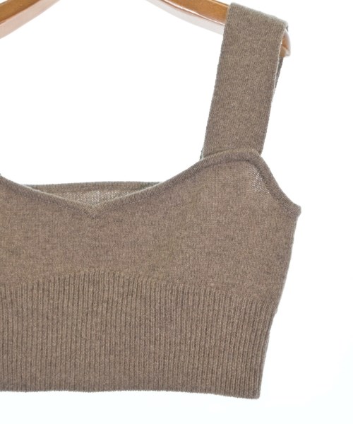 COLUMN（コラム）ベスト/ノースリーブ 茶 サイズ:F レディース/2200664889098