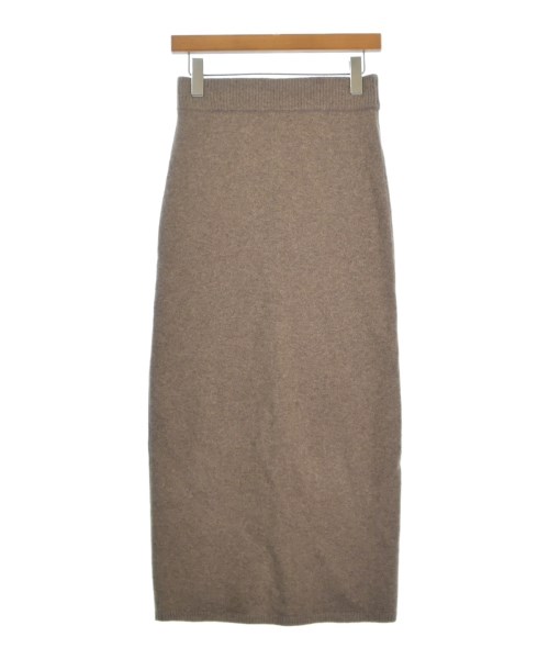 COLUMN(コラム)ロング・マキシ丈スカート 茶 サイズ:F/2200664889104