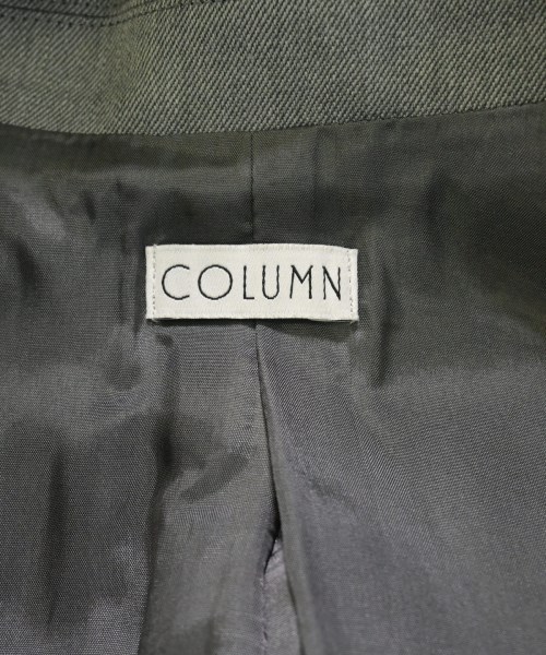 COLUMN（コラム）カジュアルジャケット グレー サイズ:38(M位) レディース/2200669266085