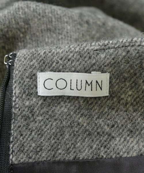 COLUMN（コラム）ワンピース グレー サイズ:36(S位) レディース/2200674373013