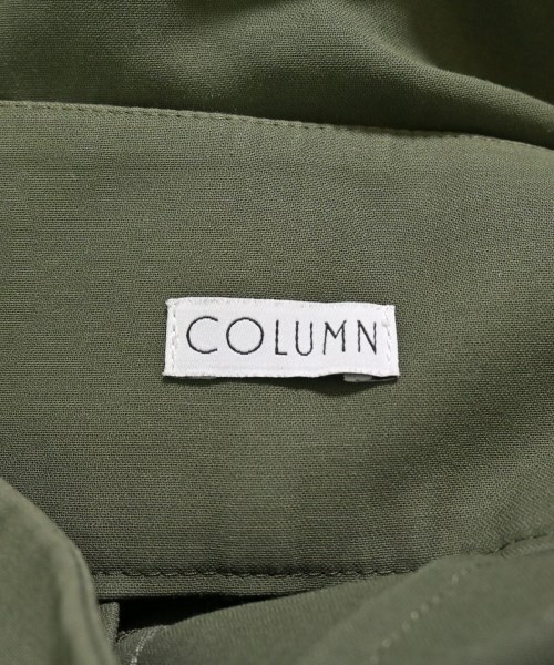COLUMN（コラム）スラックス カーキ サイズ:38(M位) レディース/2200721486055