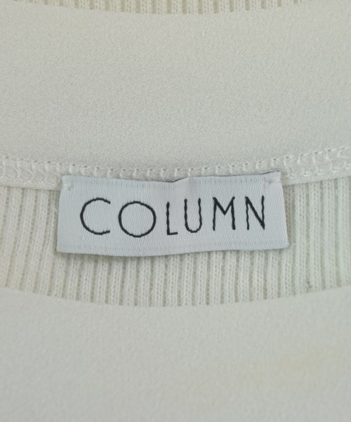 COLUMN（コラム）Tシャツ・カットソー 白 サイズ:F レディース/2200715832103