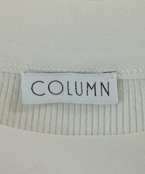 COLUMN（コラム）Tシャツ・カットソー 白 サイズ:F レディース/2200715832110