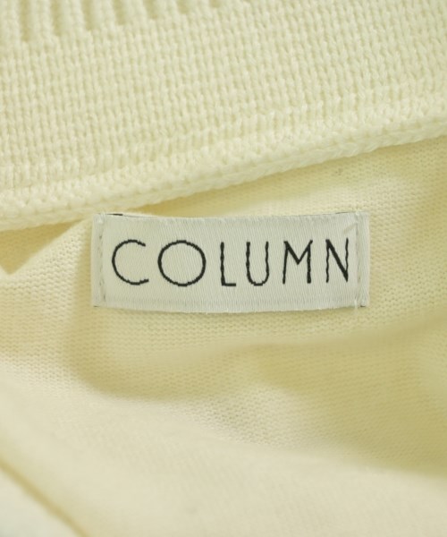 COLUMN（コラム）ニット・セーター 白 サイズ:F レディース/2200725010010