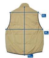 PWA（プア）ダウンジャケット/ダウンベスト ベージュ サイズ:L メンズ/2200637824026