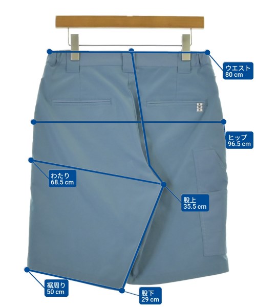 PWA（プア）ショートパンツ 青 サイズ:M メンズ/2200675299077