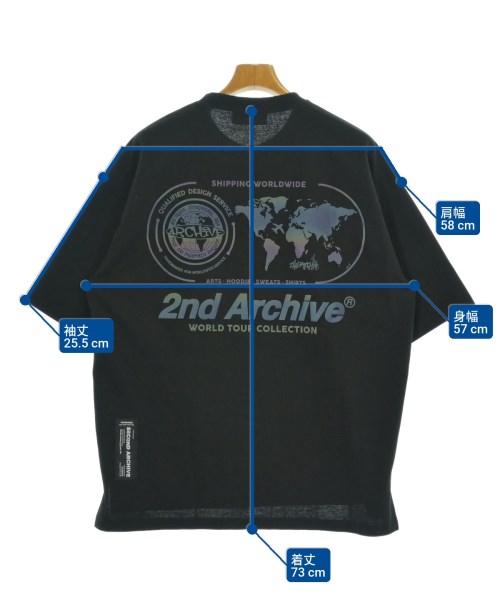 2nd ARCHIVE（セカンドアーカイブ）Tシャツ・カットソー 黒 サイズ:-(L位) メンズ/2200691692364