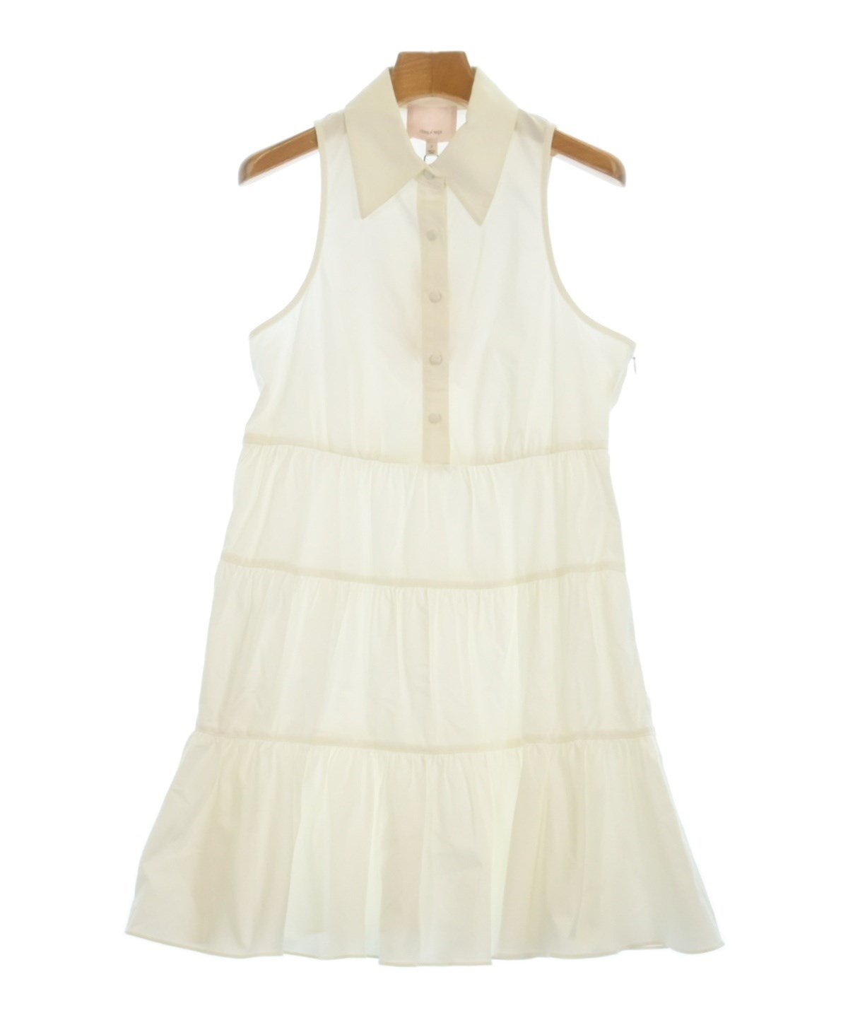 5a7 cinq a sept（サンクアセプト）ワンピース 白 サイズ:2(M位