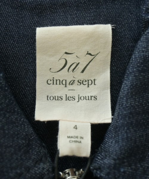 5a7 cinq a sept（サンクアセプト）ワンピース 紺 サイズ:4(M位) レディース/2200624679066