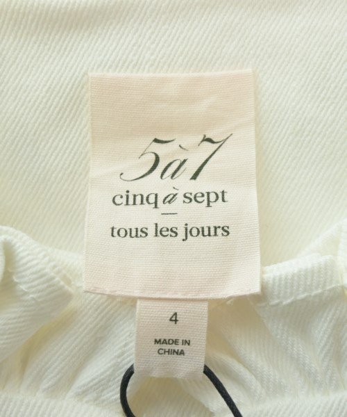 5a7 cinq a sept（サンクアセプト）その他 白 サイズ:4(M位) レディース/2200624679103