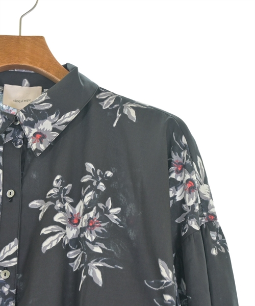 5a7 cinq a sept（サンクアセプト）シャツワンピース グレー サイズ:S レディース/2200610945175