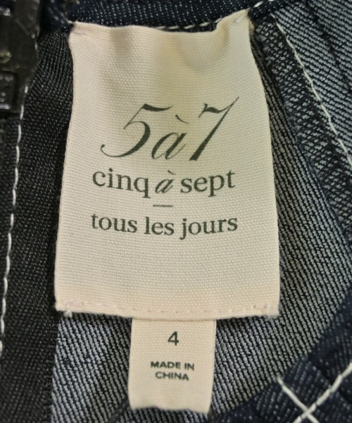 5a7 cinq a sept（サンクアセプト）ワンピース 紺 サイズ:4(M位) レディース/2200673913081