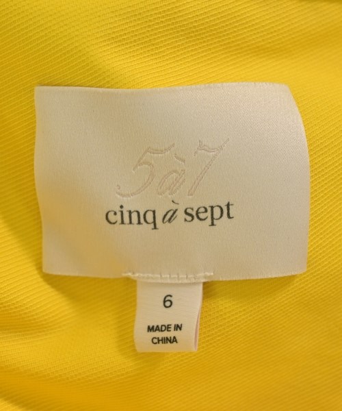 5a7 cinq a sept（サンクアセプト）カジュアルシャツ 黄 サイズ:6(M位) レディース/2200673913104