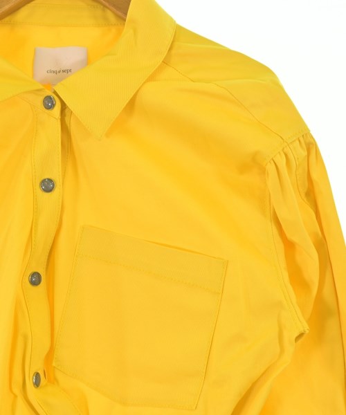 5a7 cinq a sept（サンクアセプト）カジュアルシャツ 黄 サイズ:6(M位) レディース/2200673913104