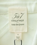 5a7 cinq a sept（サンクアセプト）デニムジャケット 白 サイズ:4(XL位) レディース/2200696316210